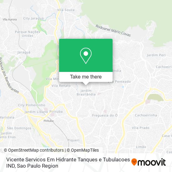 Vicente Servicos Em Hidrante Tanques e Tubulacoes IND map