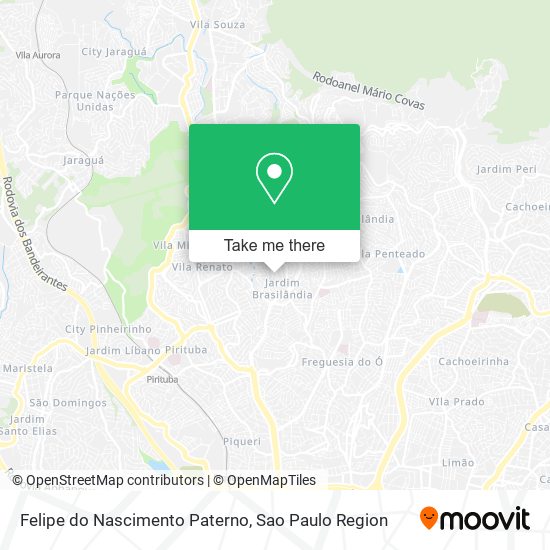 Felipe do Nascimento Paterno map