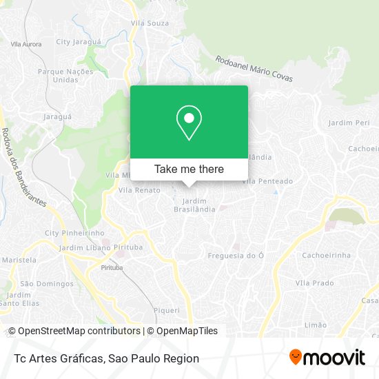 Tc Artes Gráficas map