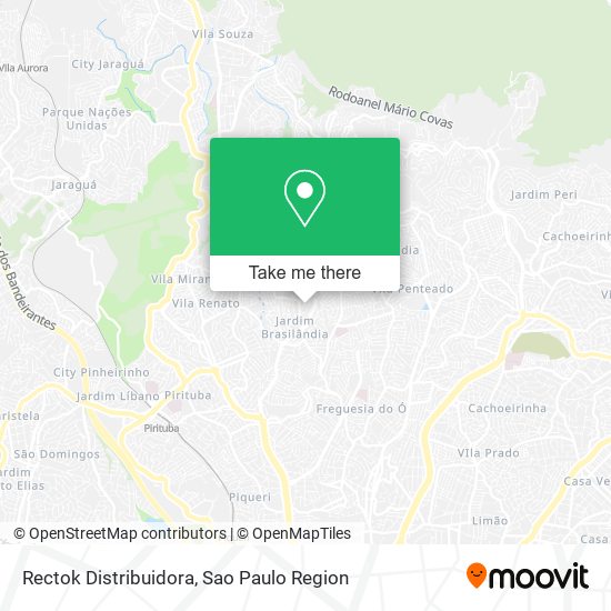 Rectok Distribuidora map
