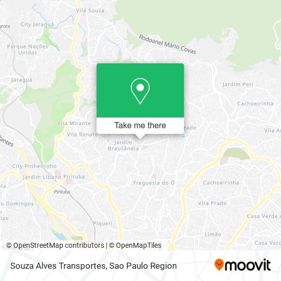 Mapa Souza Alves Transportes