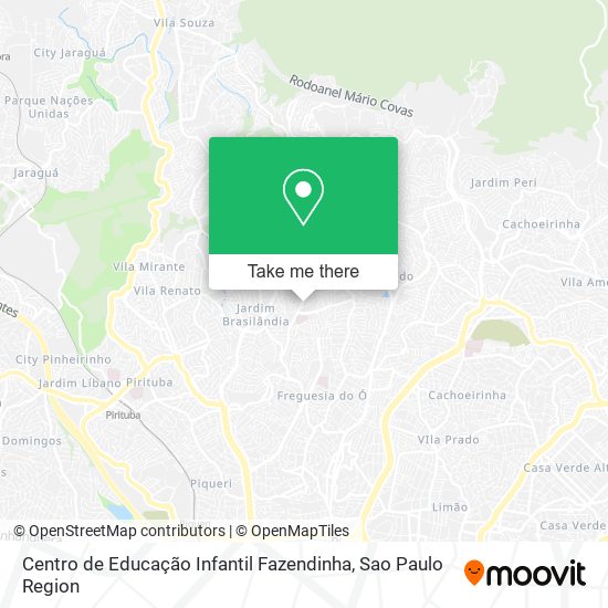 Mapa Centro de Educação Infantil Fazendinha