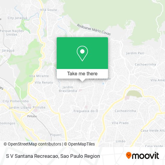 S V Santana Recreacao map