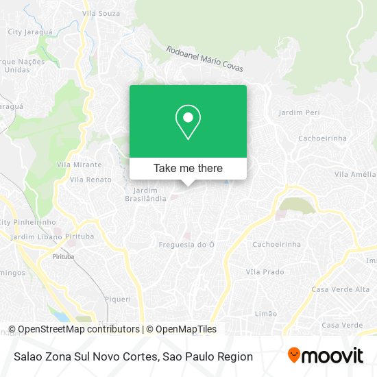 Salao Zona Sul Novo Cortes map