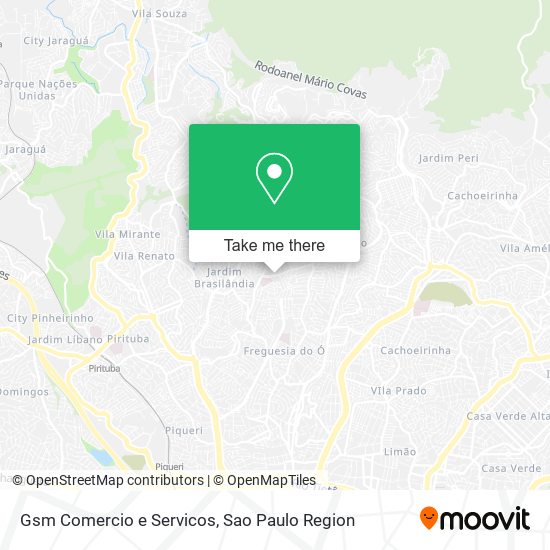 Gsm Comercio e Servicos map