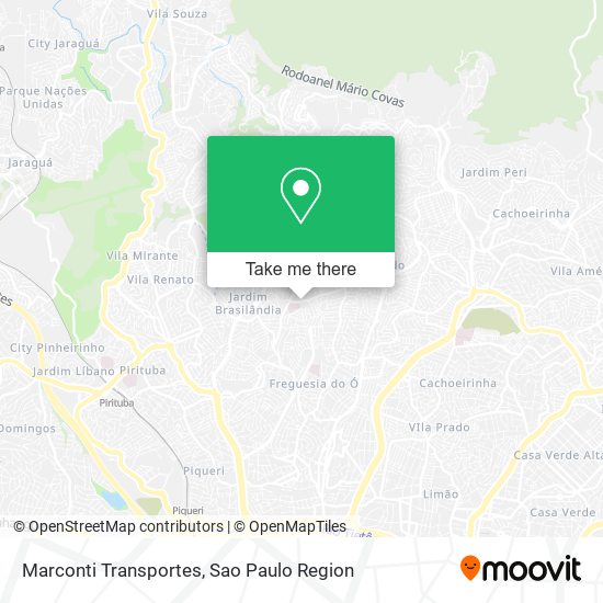 Marconti Transportes map