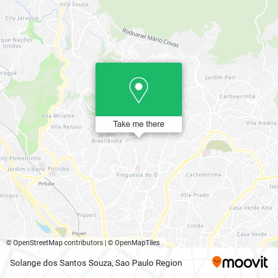 Solange dos Santos Souza map