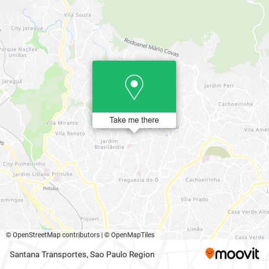 Mapa Santana Transportes