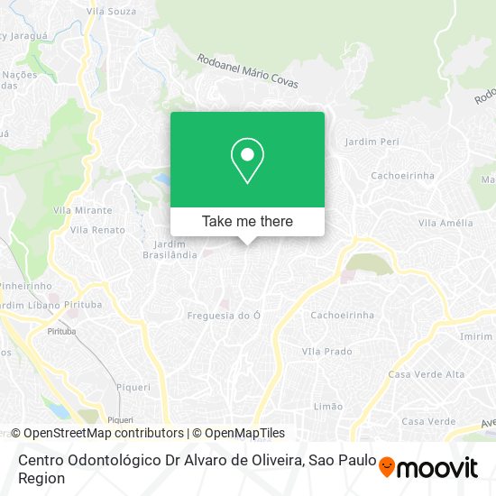 Centro Odontológico Dr Alvaro de Oliveira map