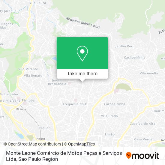 Monte Leone Comércio de Motos Peças e Serviços Ltda map