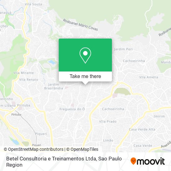 Betel Consultoria e Treinamentos Ltda map