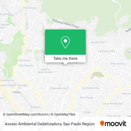 Mapa Asseio Ambiental Dedetizadora