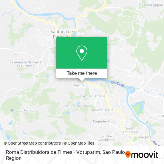 Roma Distribuidora de Filmes - Votuparim map