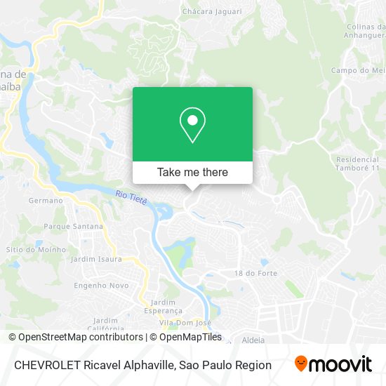 CHEVROLET Ricavel Alphaville map