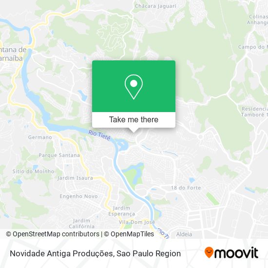 Novidade Antiga Produções map