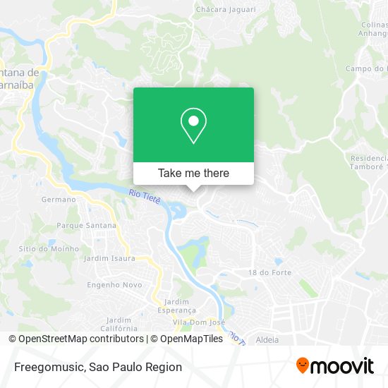 Freegomusic map