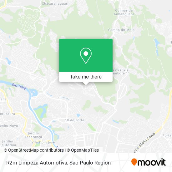 R2m Limpeza Automotiva map