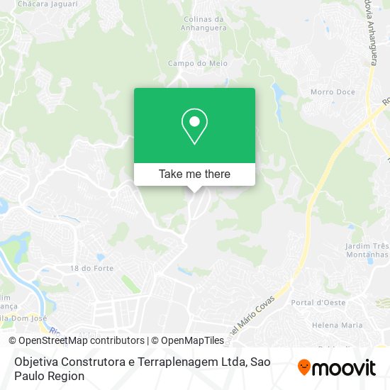 Objetiva Construtora e Terraplenagem Ltda map