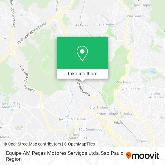 Equipe AM Peças Motores Serviços Ltda map