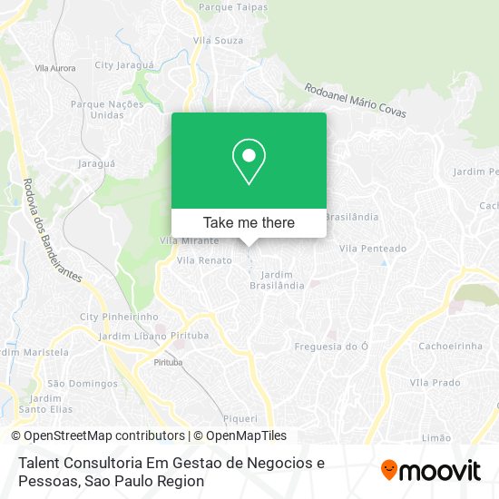 Talent Consultoria Em Gestao de Negocios e Pessoas map