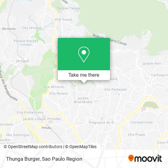 Mapa Thunga Burger