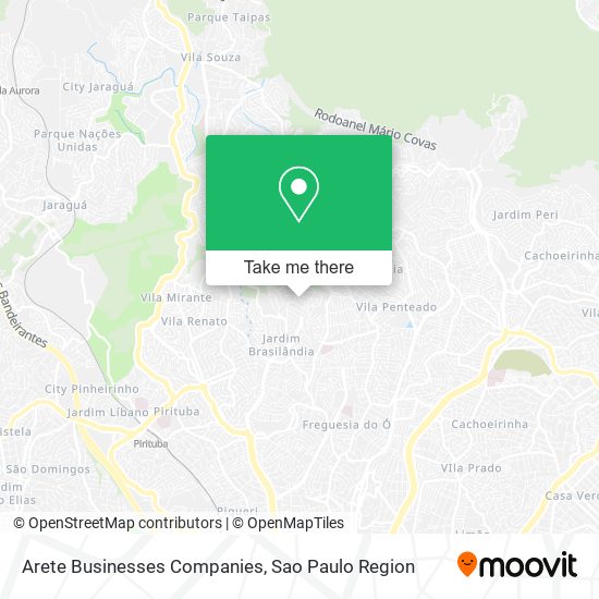 Mapa Arete Businesses Companies