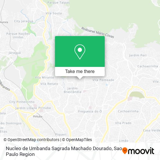 Nucleo de Umbanda Sagrada Machado Dourado map