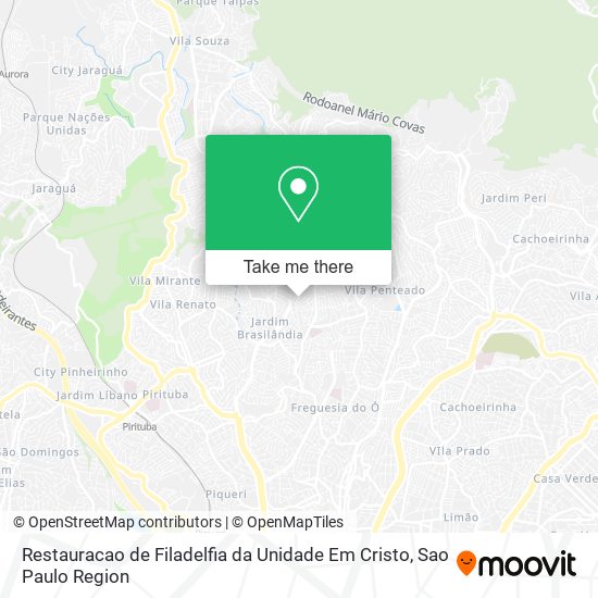 Restauracao de Filadelfia da Unidade Em Cristo map