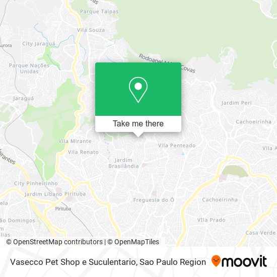 Vasecco Pet Shop e Suculentario map