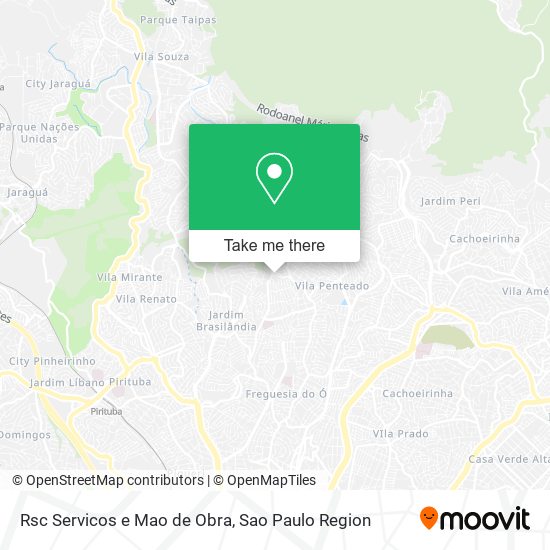 Rsc Servicos e Mao de Obra map