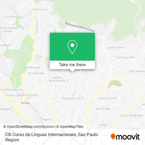 Clli Curso de Línguas Internacionais map