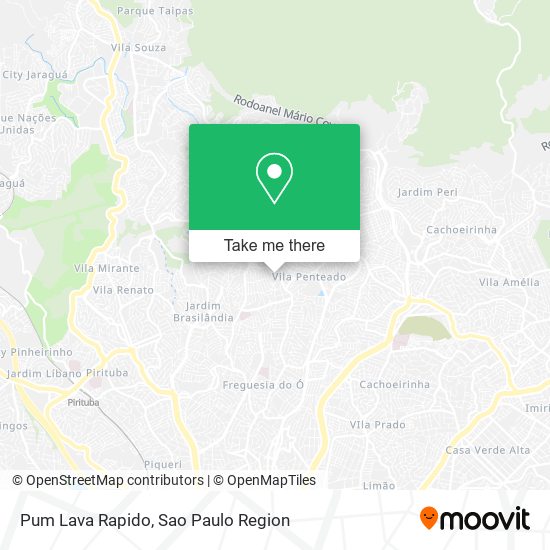 Pum Lava Rapido map