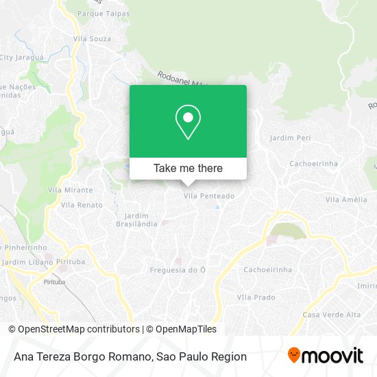 Ana Tereza Borgo Romano map