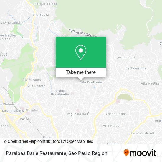 Mapa Paraibas Bar e Restaurante