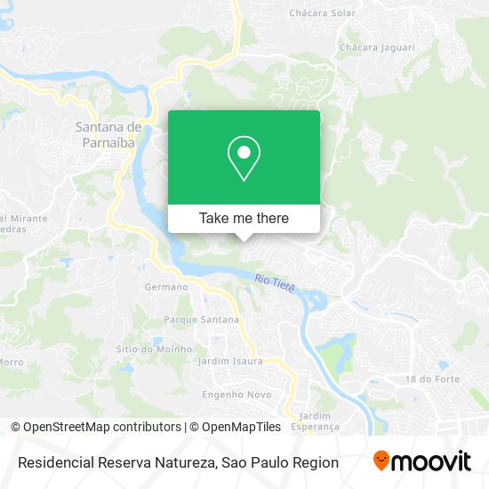 Residencial Reserva Natureza map