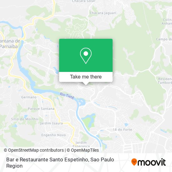 Bar e Restaurante Santo Espetinho map