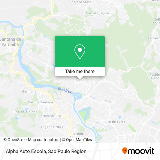 Alpha Auto Escola map