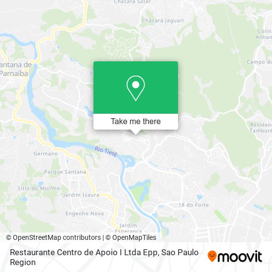 Restaurante Centro de Apoio I Ltda Epp map