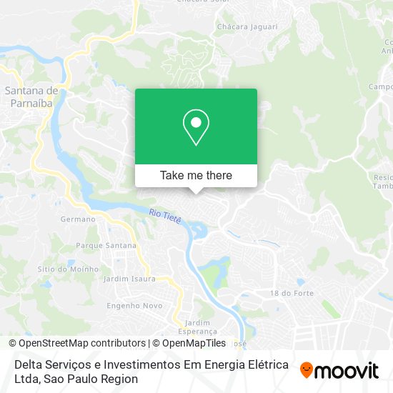 Mapa Delta Serviços e Investimentos Em Energia Elétrica Ltda