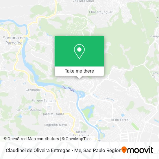 Claudinei de Oliveira Entregas - Me map
