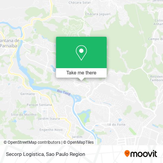 Mapa Secorp Logistica