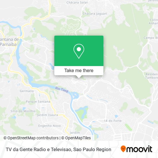 Mapa TV da Gente Radio e Televisao