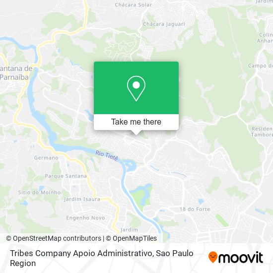 Tribes Company Apoio Administrativo map