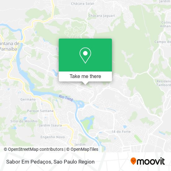 Sabor Em Pedaços map