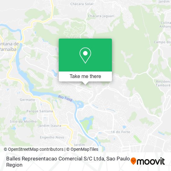 Balles Representacao Comercial S / C Ltda map