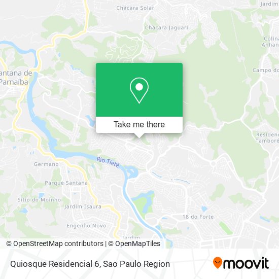 Quiosque Residencial 6 map