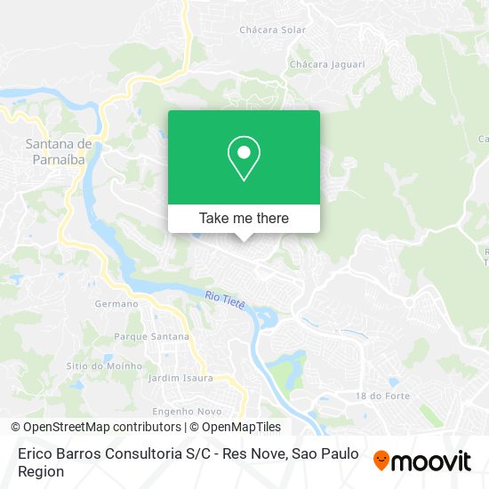 Mapa Erico Barros Consultoria S / C - Res Nove