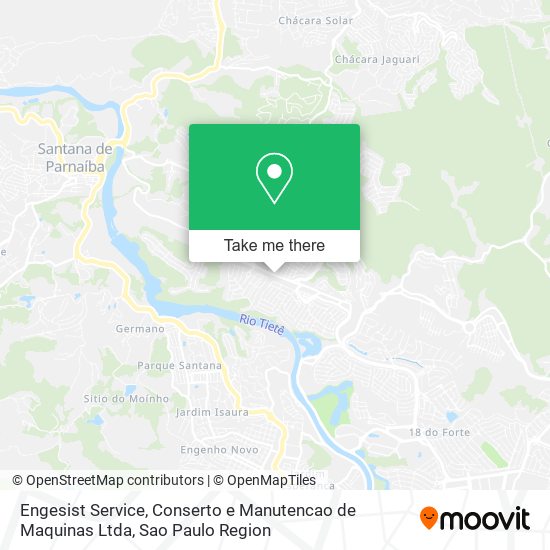 Mapa Engesist Service, Conserto e Manutencao de Maquinas Ltda