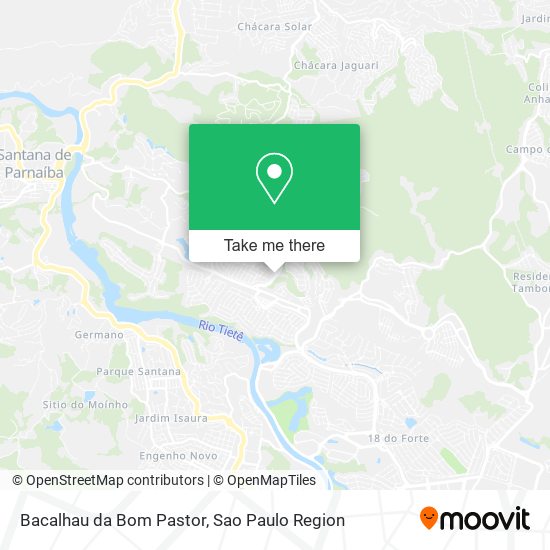 Mapa Bacalhau da Bom Pastor