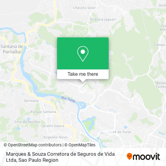 Mapa Marques & Souza Corretora de Seguros de Vida Ltda